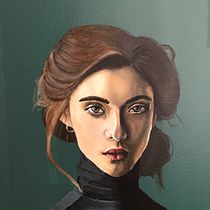 Mi Proyecto del curso: Retrato realista al óleo: detalles y expresión. Fine Arts, Painting, and Oil Painting project by Mafe Charry - 11.03.2021