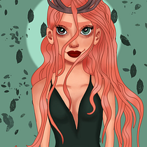 Woodland witch character design. Projekt z dziedziny Trad, c, jna ilustracja, Ilustracja c, frowa, R, sunek c i frow użytkownika alexn_howlett - 03.11.2021