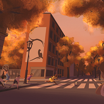 My project in Lighting Principles for Digital Painting course. Traditional illustration, Digital Illustration, and Digital Painting project by Janna van Vliet - 11.06.2021