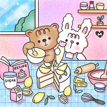 My project in Kawaii Illustration: Create Charming Characters course. Projekt z dziedziny Manga, Projektowanie postaci, Trad, c i jna ilustracja użytkownika Madeleine Aerin - 03.11.2021