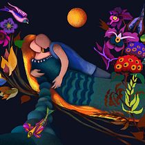 My project in Flat Illustration with Photoshop course. Digital Illustration, Digital Painting, and Traditional illustration project by Biba Kayewich - 11.03.2021