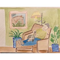 My final project in Exploratory Sketchbook: Find Your Drawing Style course. Traditional illustration, Sketching, Creativit, Drawing, Watercolor Painting, Sketchbook, and Gouache Painting project by athomedana - 10.26.2021