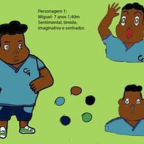 Meu projeto do curso: Criação de personagens para animação: formas, cor e expressão. Un progetto di Animazione, Character design, Animazione di personaggi e Disegno di Adilton Oliveira - 03.11.2021