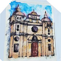 Mi Proyecto del curso: Dibujo arquitectónico con acuarela y tinta. Sketching, Drawing, Watercolor Painting, Architectural Illustration, Sketchbook & Ink Illustration project by katalinadiago - 11.03.2021