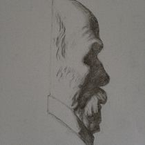 Mon projet du cours : Portrait artistique au fusain : créer des ambiances. Ilustração tradicional, Artes plásticas, Desenho, Desenho de retrato, Desenho realista, e Desenho artístico projeto de CORIANDRE - 04.11.2021