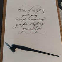 My project in English Calligraphy from A to Z course. Calligraph project by ivana00kujundzic - 11.04.2021