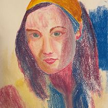 My project in Expressive Portrait Drawing with Soft Pastels course. Traditional illustration, Fine Arts, Drawing, Portrait Drawing, and Artistic Drawing project by Eromie Speldewinde - 11.13.2021