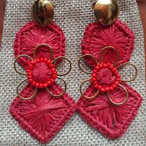 Mi Proyecto del curso: Joyería tejida con fibras naturales. Design de acessórios, Artesanato, Design de joias, e Design de moda projeto de Angélica Guarín - 04.11.2021