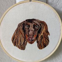 My project in Needle Painting for Beginners course. Embroider, and Naturalistic Illustration project by Adriiana Cueevas - 11.04.2021