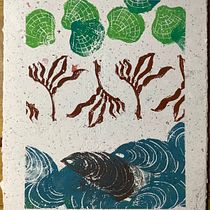 My project in Sketchbooking with Handmade Stamps course. Traditional illustration, Pattern Design, Printing, and Sketchbook project by ihoey - 11.05.2021