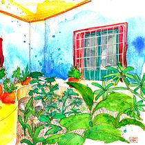 Mi Proyecto del curso: Sketching artístico en acuarela: atrévete a expresar tus ideas . Traditional illustration, Sketching, Creativit, Drawing, Watercolor Painting, and Sketchbook project by Viridiana Benitez Mendoza - 11.08.2021