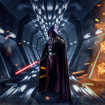 Darth Vader. Projekt z dziedziny Fotografia, Postprodukcja fotograficzna, Retuszowanie fotografii, Fotografia c, frowa, Fotografia art, st, czna i Fotomontaż użytkownika Jorge Diaz - 05.11.2021
