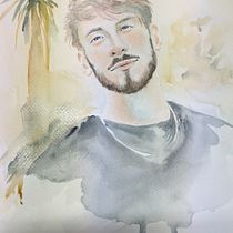 My project in Expressive Watercolor Portraits course. Traditional illustration, Fine Arts, Painting, and Portrait Drawing project by Sue Orchison - 11.03.2021