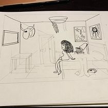 My first step to drawing. Drawing, Pencil Drawing, Traditional illustration, and Sketchbook project by Pam - 11.05.2021
