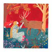 Mi Proyecto del curso: Pintura con gouache: crea ilustraciones poéticas. Traditional illustration, Fine Arts, Painting, Artistic Drawing, and Gouache Painting project by SUSANA MARINAS DOBLADO - 11.05.2021