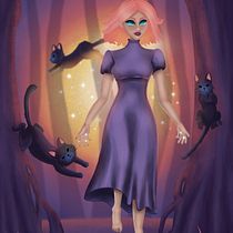 My project in Procreate: Creative Illustration Techniques course. Un projet de Dessin numérique, Illustration traditionnelle et Illustration numérique de Екатерина Берт - 30.10.2021