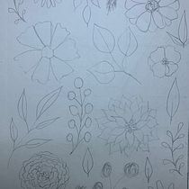 My project in Vibrant Floral Patterns with Watercolors course. Traditional illustration, Pattern Design, Watercolor Painting, and Botanical Illustration project by Rai Bose - 11.05.2021