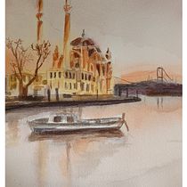 Mijn project van de cursus: Hedendaagse landschappen creëren met aquarel. Projekt z dziedziny  Sztuki piękne i Malowanie akwarelą użytkownika Judith van Rijswijk - 05.11.2021