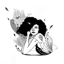 Meu projeto do curso: Técnicas de desenho tradicional com Procreate. Ilustração tradicional, Desenho, Ilustração digital, Desenho de retrato, e Desenho digital projeto de Cássia Lorena Tosta - 05.11.2021