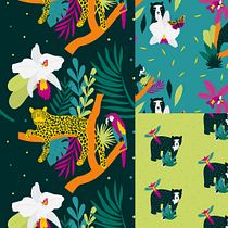Mi Proyecto del curso: Creación y comercialización de patterns vectoriales. Projekt z dziedziny Trad, c, jna ilustracja, Pattern design, Projektowanie mod i Stemple użytkownika María José Pardo - 03.11.2021
