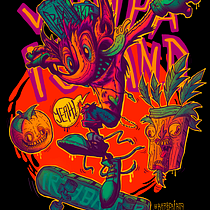 Mi Proyecto del curso: Ilustración digital aplicada a productos (Crash Bandicoot). Design gráfico, Ilustração digital, Ilustração tradicional, Design, Design de acessórios, Videogames, Desenho digital, e Pintura digital projeto de irty_barber - 05.11.2021