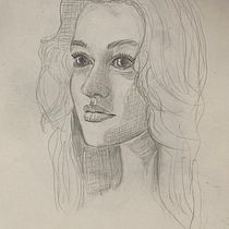 Mon projet du cours : Carnet de portraits : explorez le visage humain. Projekt z dziedziny Sketching,  R, sunek, Portret,  R, sunek art, st, czn i Sketchbook użytkownika Francine Calestagne - 05.11.2021