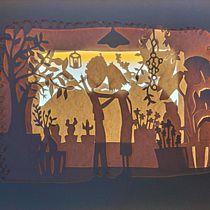 Il mio progetto del corso: Papercut: crea scene di carta con profondità. Traditional illustration, Arts, Crafts, Editorial Design, Paper Craft, Stor, telling, Bookbinding, Children's Illustration, and DIY project by caterinadalzen - 11.06.2021