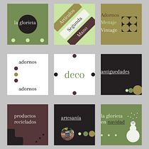la glorieta: Posts para tienda de Instagram de cosas usadas.. Un progetto di Design, Br, ing, Br, identit, Graphic design, Tipografia, Design di loghi e Design tipografico di joaquin_winther - 06.11.2021
