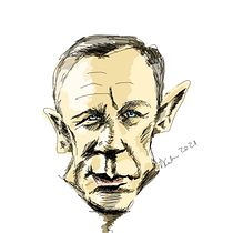 Mój projekt z kursu: Grafitowy portret karykaturalny. Ilustração tradicional, Desenho, e Desenho de retrato projeto de Grzegorz Kubieniec - 06.11.2021