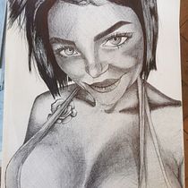 Mi Proyecto del curso: Retrato realista con bolígrafo. Ilustração tradicional, Desenho, Desenho de retrato, Desenho realista, e Desenho artístico projeto de Victor Aguirre - 06.11.2021