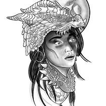 Mi Proyecto del curso: Diseño e ilustración digital de tatuajes con Procreate. Traditional illustration, Graphic Design, Digital Illustration, Tattoo Design, and Digital Drawing project by Vladislav Kakorin - 11.06.2021
