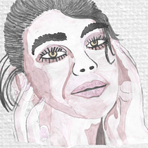 My project in Artistic Portrait with Watercolors course. Fine Arts, Painting, Watercolor Painting, and Portrait Drawing project by Diyah - 11.07.2021