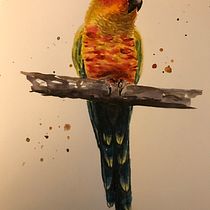 My project in Artistic Watercolor Techniques for Illustrating Birds course. Traditional illustration, Watercolor Painting, Realistic Drawing, and Naturalistic Illustration project by beliveda - 11.07.2021