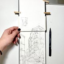 My project in Architectural Sketching for Urban Illustrations course. Design, Traditional illustration, Sketching, Architectural Illustration, and Sketchbook project by Heba Tannous - 11.07.2021