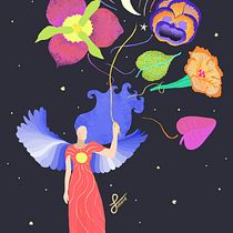  Flat Illustration Project ✨ Simona Pavlović 🌞 🌝. Digital Illustration, Digital Painting, and Traditional illustration project by Simona Pavlovic - 06.11.2020