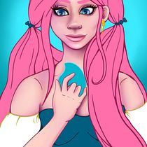 Mi Proyecto del curso: Retrato de personajes femeninos con Procreate. Projekt z dziedziny Trad, c, jna ilustracja, Ilustracja c, frowa, R, sunek c i frow użytkownika Atenea Llopis Méndez - 08.11.2021