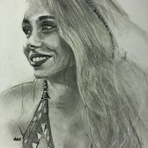 Lullaby Love by @mypoeticglance. Traditional illustration, Fine Arts, Sketching, Pencil Drawing, Drawing, Portrait Drawing, Realistic Drawing, Artistic Drawing, and Figure Drawing project by Amparo Ortiz - 10.18.2021