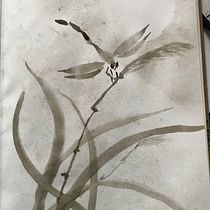 My project in Introduction to Sumi-e Painting course. Drawing, Traditional illustration, Ink Illustration, Fine Arts, and Painting project by Susanne Taudte - 11.08.2021