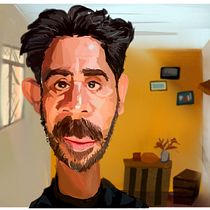 Meu projeto do . curso: Criação de caricaturas com Infinite Painter. Digital Illustration, and Traditional illustration project by Highlander Artista - 11.08.2021
