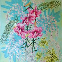 Mi Proyecto del curso: Pintura botánica con acrílico. Traditional illustration, Fine Arts, Painting, Acr, lic Painting, and Botanical Illustration project by Arlette Cassot - 11.08.2021