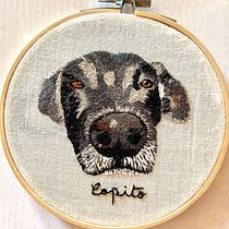 Mi Proyecto del curso: Needle painting para principiantes. Embroider, and Naturalistic Illustration project by cbpizarrot - 11.09.2021