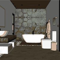 PROYECTO BAÑO. Un projet de Architecture d'intérieur, Design d'intérieur, Décoration, Décoration d'intérieur , et Retail design de Luis Angel Cárdenas De La Cruz - 09.11.2021