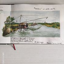 Il mio progetto del corso: Diario di viaggio ad acquerello. Traditional illustration, Watercolor Painting, Architectural Illustration, and Sketchbook project by Sandra Rui - 11.09.2021