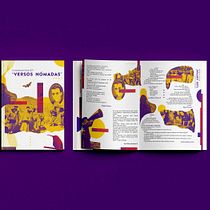 Collage digital y diseño editorial para fanzine del taller "Versos Nómadas" . Design gráfico, Colagem, Design digital e Ilustração editorial projeto de kseniaadrianaguerrero - 28.05.2021