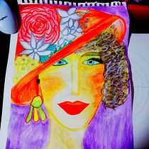 My project in Portrait Sketchbooking: Explore the Human Face course. Projekt z dziedziny Sketching,  R, sunek, Portret,  R, sunek art, st, czn i Sketchbook użytkownika Kristina Stefanac - 10.11.2021