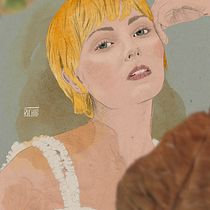 Mi Proyecto del curso: Retrato ilustrado con Procreate. Ilustração tradicional, Ilustração vetorial, Ilustração digital, e Desenho de retrato projeto de Ricardo Sandoval - 10.11.2021