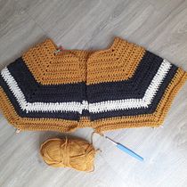 Mi Proyecto del curso:  Top-down: prendas a crochet de una sola pieza. Un progetto di Fashion design, Fiber Art, DIY e Uncinetto di Monica Criollo - 10.11.2021