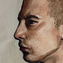 My project in  Realistic Oil Portraiture: Conveying Detail and Expression course. Fine Arts, Painting, and Oil Painting project by Ege Çulfaz - 11.12.2021