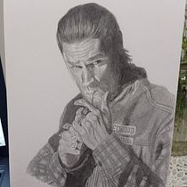 MI PRIMER RETRATO. Traditional illustration, Fine Arts, Sketching, Pencil Drawing, Drawing, Portrait Drawing, Realistic Drawing, Artistic Drawing, and Figure Drawing project by Junior Manuel Alberto Rojas Rios - 11.10.2021