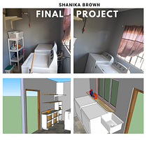 Laundry Room Make-Over. Un projet de Design d'intérieur, Architecture d'intérieur , et Décoration d'intérieur de Shanika Brown - 11.11.2021
